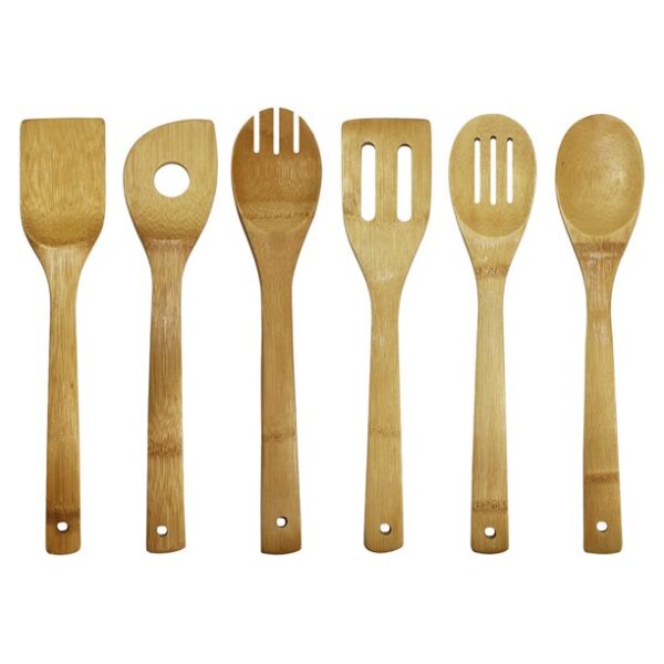 Bamboo Kitchen Tool Set, 6-pcs