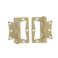 3" Non Mortise Hinge, Brass Plated - Image 2