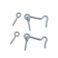 2" Zinc Hook & Eye - Image 2