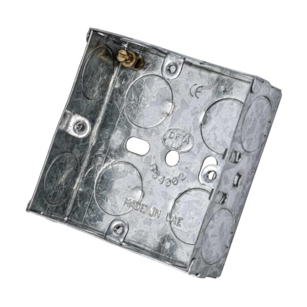Deta Metal Electrical Box, 1 Gang, 25mm