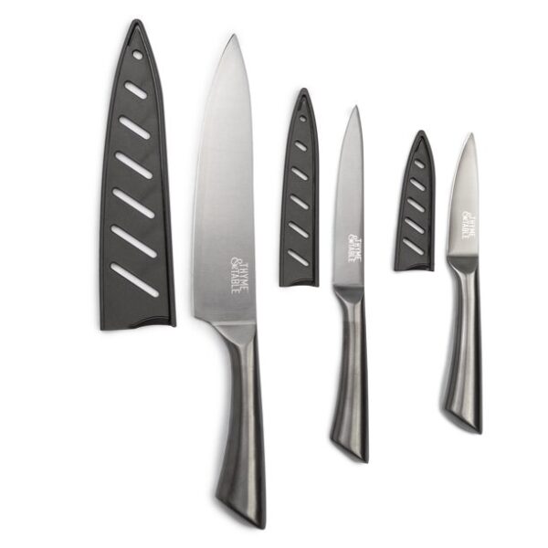 3pcs Chef Knife Set W/Blade Cover