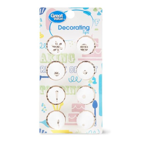 Cake Decorating Tips (8 Count)