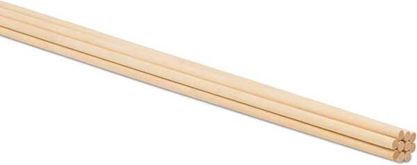 5/16" x 36" Wooden Dowel Rod - Image 2