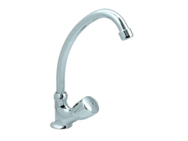 Heavy Duty Gooseneck Tap, Chrome