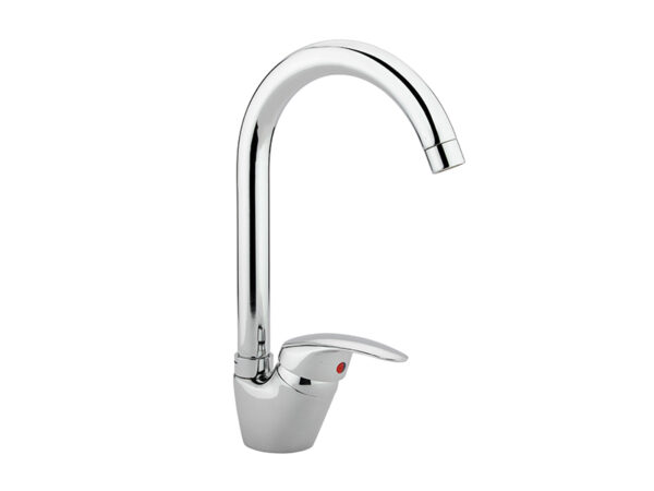 1-Hole Sink Mixer w/Swivel Spout, Chrome