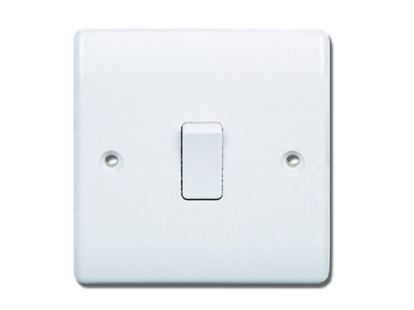Carl & Gilbert 1 Gang 1 Way Switch, Flatplate