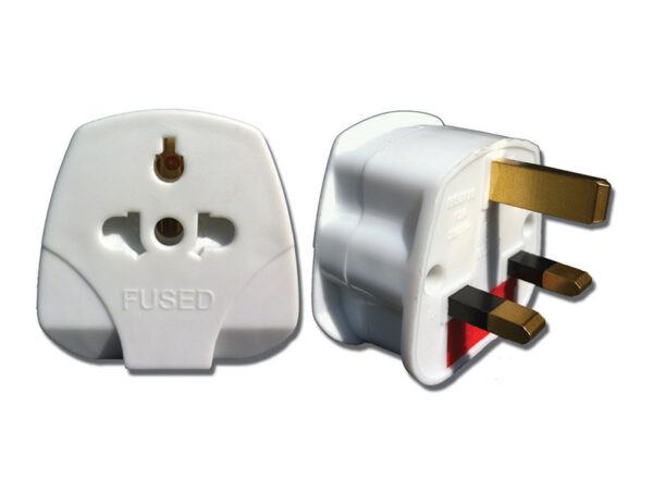 3 Pin Multi Plug Fused, 13-Amp
