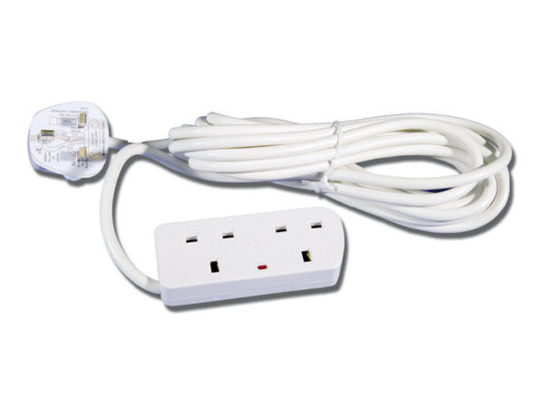 2-Gang, 5 Metre Extension Lead - Image 2