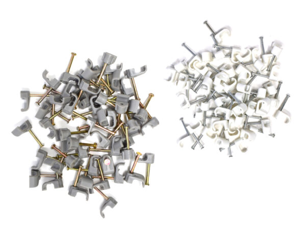 2.5mm Cable Clip, Grey