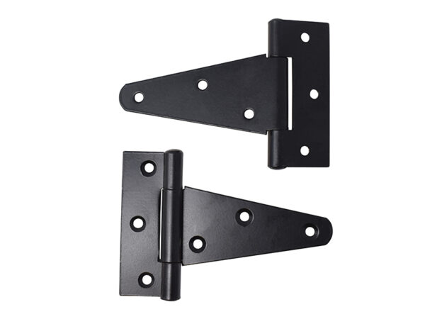 6" Heavy Duty Tee Hinge Black
