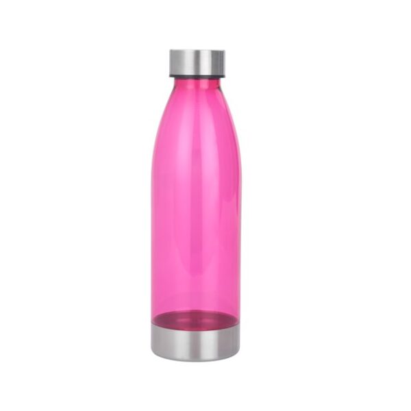 22oz Water Bottle, Stainless Steel Lid & Base