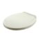 AquaPlumb Round Plastic Toilet Seat, Bone - Image 2