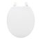 Soft White Round Toilet Seat - Image 2