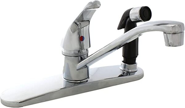 AquaPlumb Single Handle Kitchen Faucet with Spray - Image 2