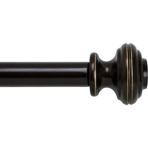 1" Knob Curtain Rod, 42"-120"
