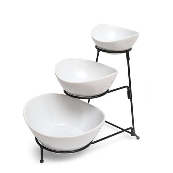 3-Tier Oval Bowl Set
