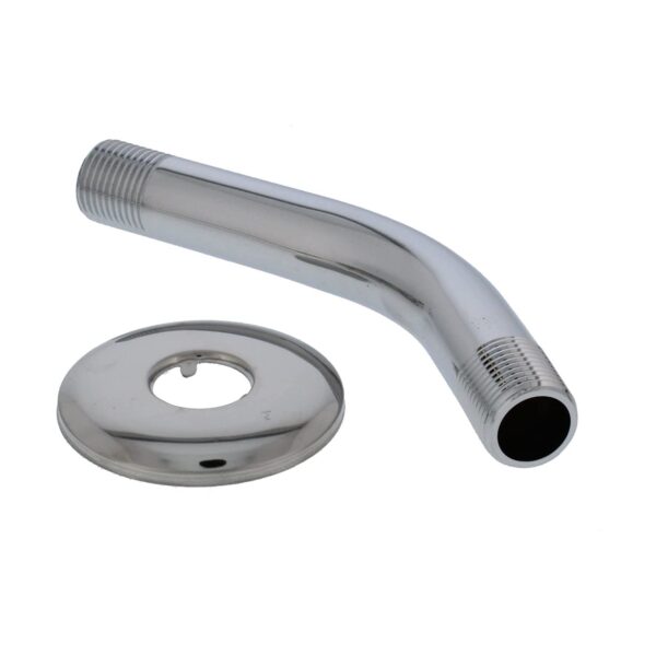 AquaPlumb 6 inch CP Shower Arm & Flange