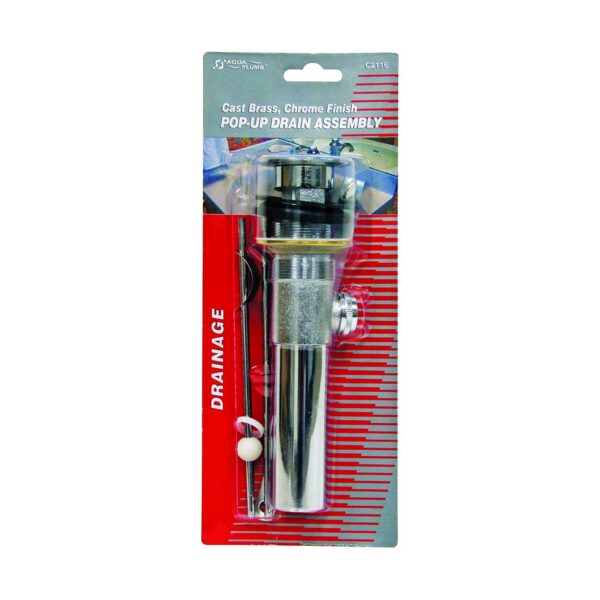 AquaPlumb Chrome Plated Brass Popup Assembly - Image 3