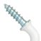 1 1/4" White Cup Hooks - Image 2