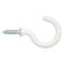 1 1/4" White Cup Hooks