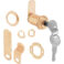 Drawer Lock Set, Brass Plated - Image 2