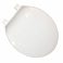 Jones Stephens U100500 White Round Plastic Toilet Seat
