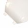 Jones Stephens U100500 White Round Plastic Toilet Seat - Image 3