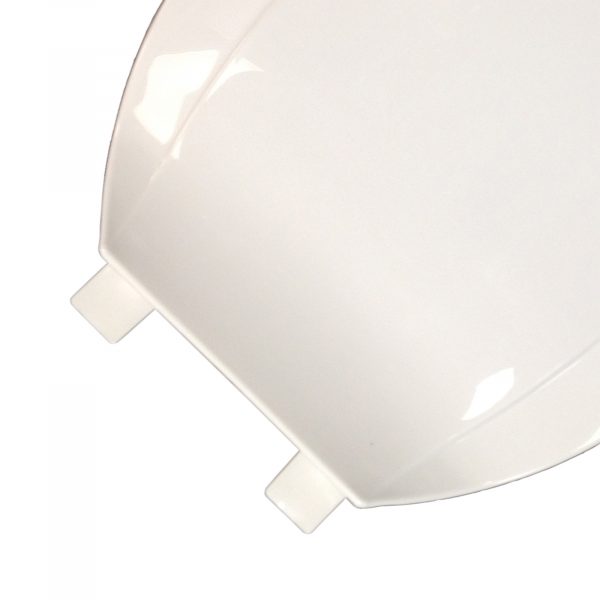 Jones Stephens U100500 White Round Plastic Toilet Seat - Image 3