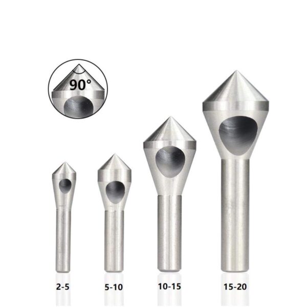 Jaingu HSS4241 Countersink Deburring Drill Bit Set - Image 2