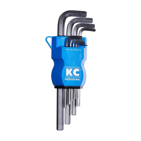 KC Professional 97333 Hex Key Set Long Arm, 9 piece - Image 2