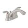 Builders 4" Centerset 2-Handle Low-Arc Bathroom Faucet