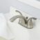 Builders 4" Centerset 2-Handle Low-Arc Bathroom Faucet - Image 2