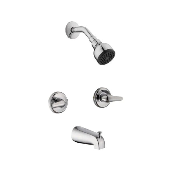 Aragon 2-Handle 1-Spray Tub & Shower Faucet, Chrome
