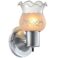 1-Light Wall Sconce, Chrome finish