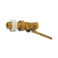 Cronex CXP5607 3/4" Side Inlet High Pressure Ballvalve, Brass
