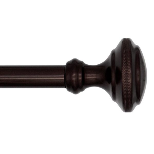 3/4" Bronze Curtain Rod, 30"- 84"