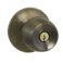 Keyed Entry Door Lock Set, Antique Brass