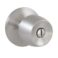 Bed & Bathroom Lockset, Stainless Steel