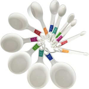 Farberware Professional 12-PC Measuring Cups and Spoons Set, White - Image 2