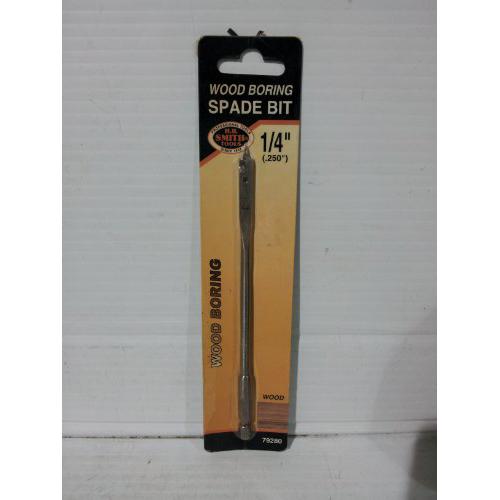 H.B. Smith Tools 79280 Wood Boring Spade Bit, 1/4"