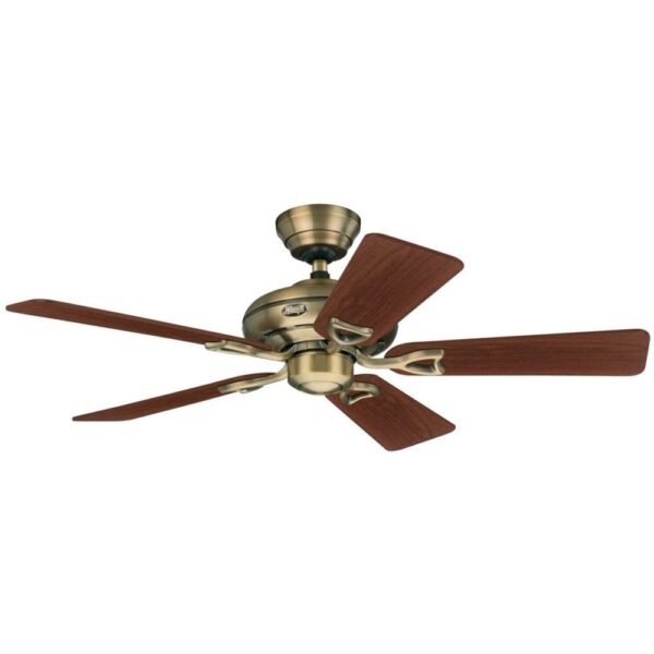 Seville 44" Ceiling Fan, Antique Brass