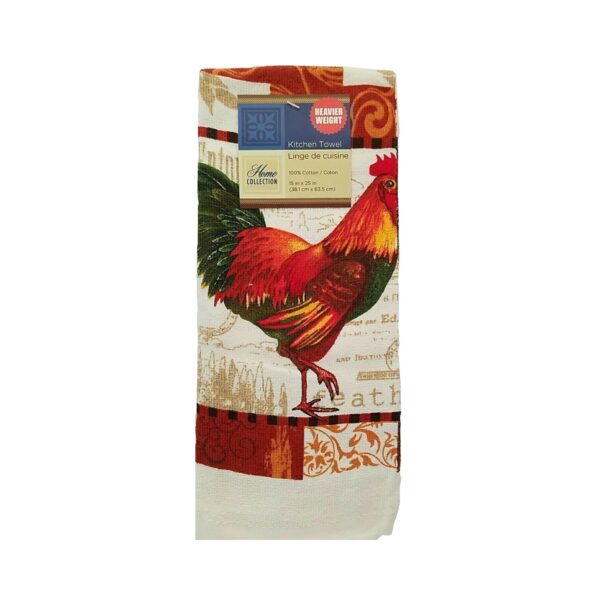 Home Collection Kitchen Towel, Rooster Theme