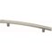 Arched 5-1/16" Center-to-Center Satin Nickel Drawer Pull