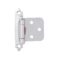 Liberty Hardware Self-Closing Satin Nickel Full-Overlay Hinge