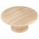 Liberty Classic 1-13/16" (46 mm) Unfinished Wood Round Cabinet Hardware Knob
