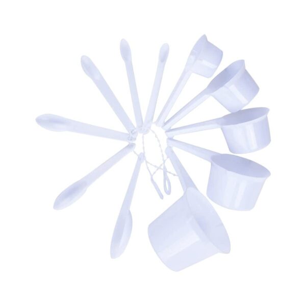Yescom Plastic Measuring Spoon Set, 11 pieces
