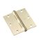 3-1/2" x 3-1/2" Brass Plated Butt Hinge
