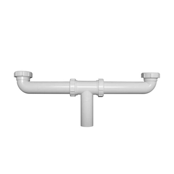 1-1/2" x 16" Center Outlet, Plastic