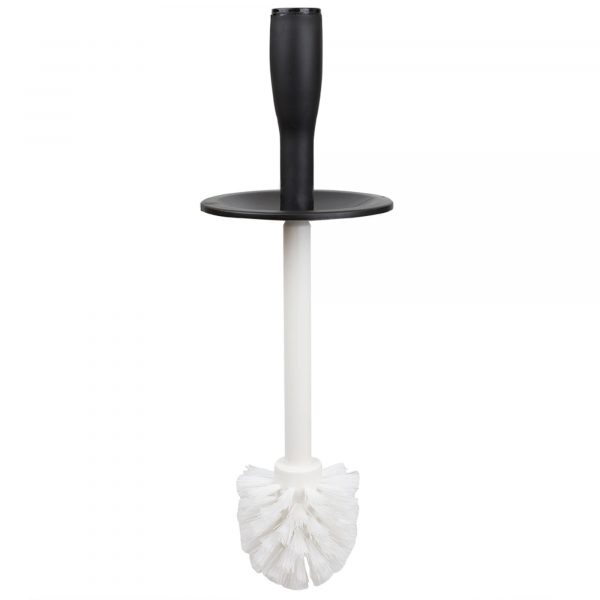 Home Basics Plastic Toilet Brush and Holder - Image 2