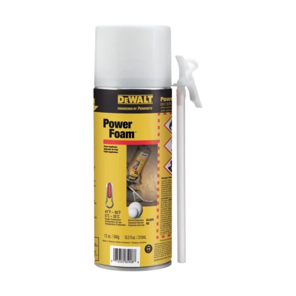 PowerFoam Expanding Polyurethane Foam,  12 oz